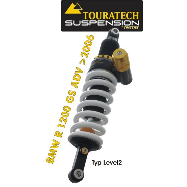 Touratech Suspension *rear* shock absorber for BMW R1200GS ADV (2006-2013) type *Level 2*