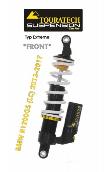 Touratech Suspension “front” shock absorber for BMW R1200GS (LC) 2013-2017 type Extreme
