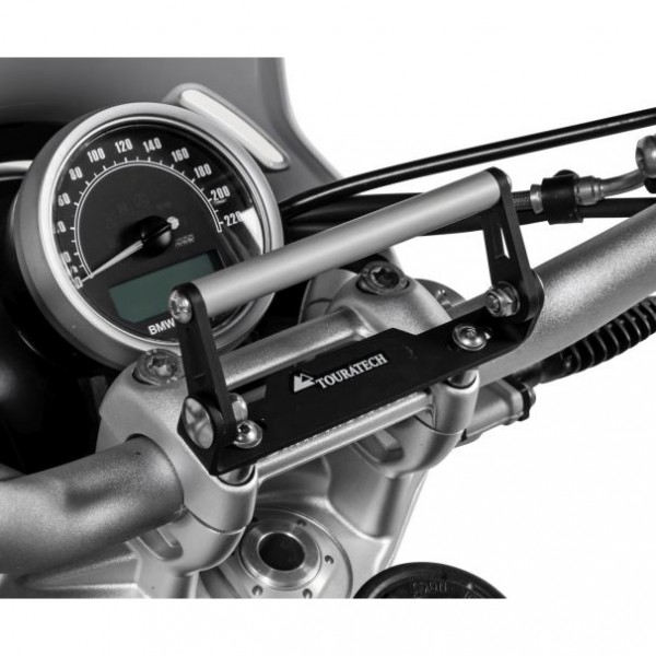 Touratech GPS handlebar bracket adapter, adjustable, with M8x25 screws e.g. for KTM