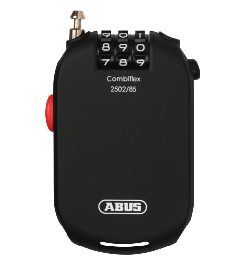 ABUS Combiflex 2502/85 Coil Lock Black 85CM/2.5MM
