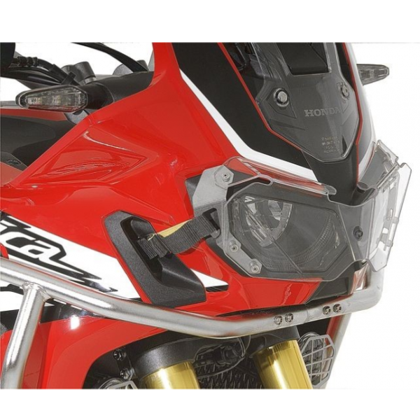 Touratech Headlight protector Makrolon with quick release fastener for CRF1000L Africa Twin 402-5090