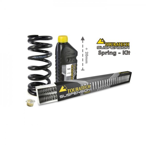 Touratech Progressive fr & rr replacement springs Honda CRF1100 Adv Sp w EERA 2020-21 +20mm Hvy load