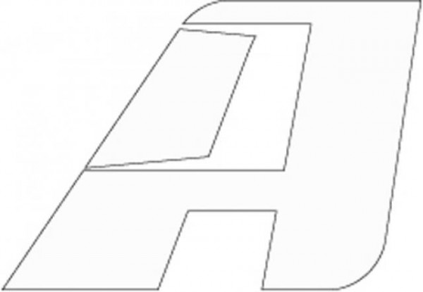 AltRider A Logo Decal / Sticker in White