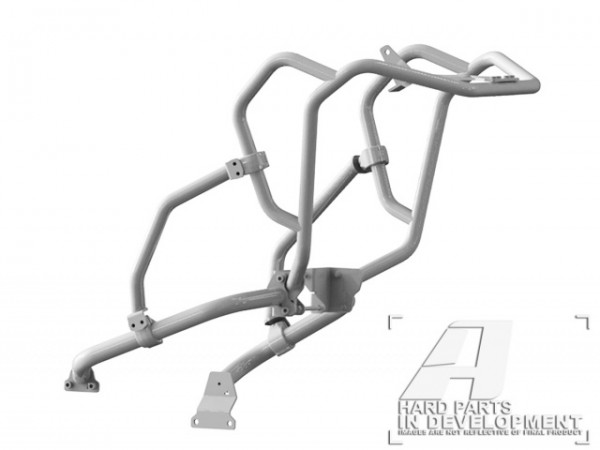 AltRider Crash Bar System for the Honda CRF1000L Africa Twin Adventure Sports in SILVER
