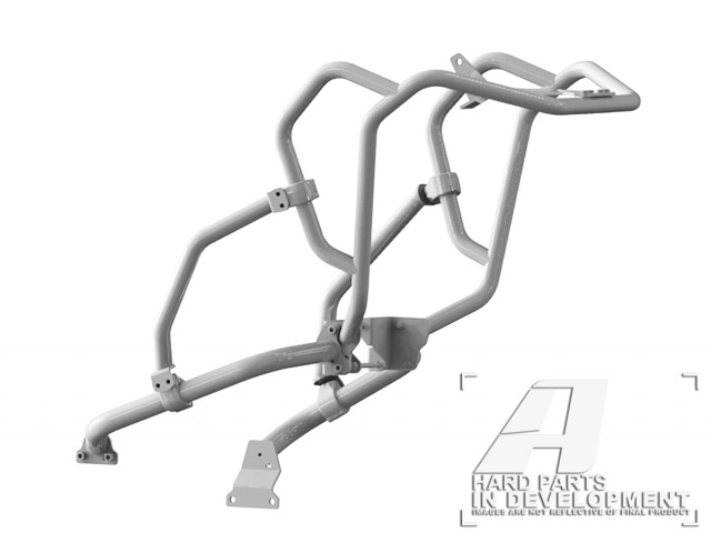 AltRider Crash Bar System for the Honda CRF1000L Africa Twin in SILVER