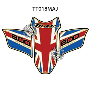 MOTOGRAFIX Tankpad Protector Triumph Tiger 800 TT018MAJ