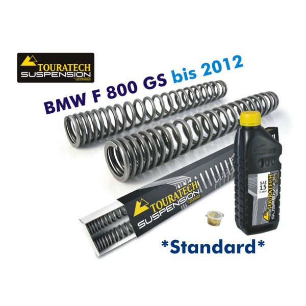 Touratech Progressive replacement fork springs, BMW F800GS up to 2012