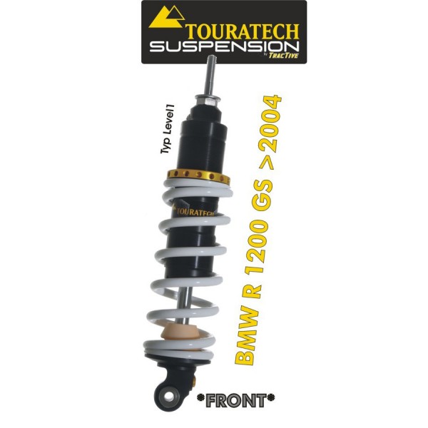 Touratech Suspension *front* shock absorber for BMW R1200GS* (2004-2012) type *Level1*