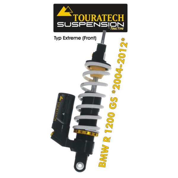 Touratech Suspension *front* shock absorber for BMW R1200GS 2004-2012 type *Extreme*