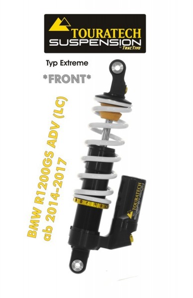 Touratech Suspension shock absorber ”front” for BMW R1200GS Adventure (LC) 2014-2017 type Extrem