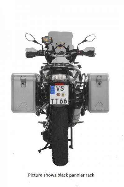 Touratech ZEGA Mundo pannier system 31/38l S/S rack for BMW R1250GS/A R1200GS/A LC