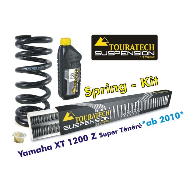Touratech Progressive replacement springs fork & shock absorber Yamaha XT1200Z Super Tenere 2010-13