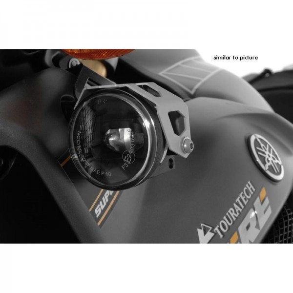 Touratech Set of LED auxiliary headlights, fog/fog, black, for Yamaha XT1200Z Super Tenere