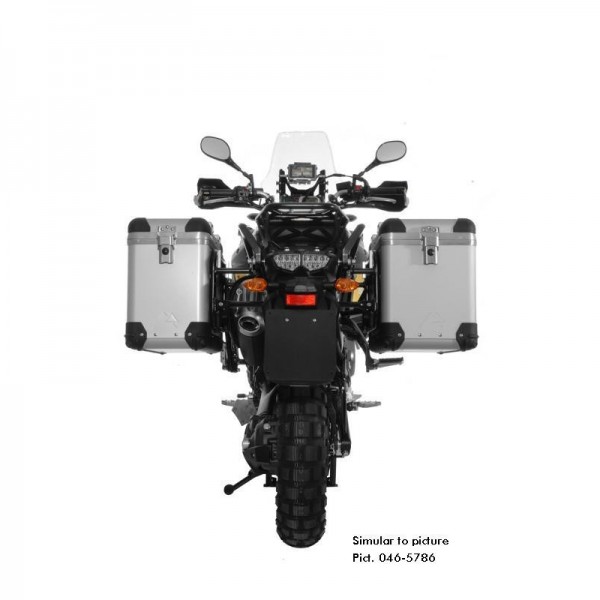 Touratech ZEGA Pro alu pannier system 38/45 litres S/S rack Yamaha XT1200Z/ZE S/Tenere
