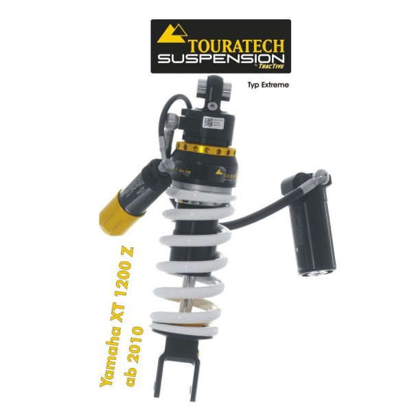 Touratech Suspension shock absorber for Yamaha XT1200Z Super Tenere from 2010-13 Type Extreme