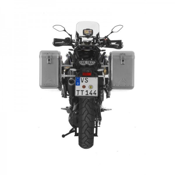 Touratech ZEGA Mundo alu pannier system 31/38 litres stainless steel rack Yamaha XT1200Z/ZE S/Tenere