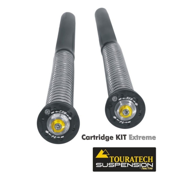 Touratech Suspension Cartridge Kit Extreme for BMW F800 GS Adventure from 2013 onwards
