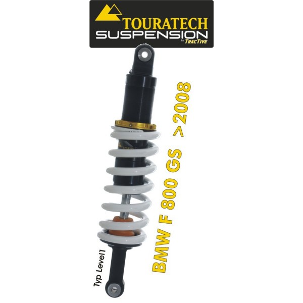 Touratech Suspension shock absorber for BMW F800GS up to 2012 type *Level1*