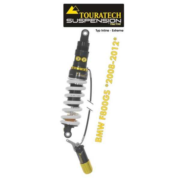 Touratech Suspension shock absorber for BMW F800GS 2008-2012 type Inline Extreme