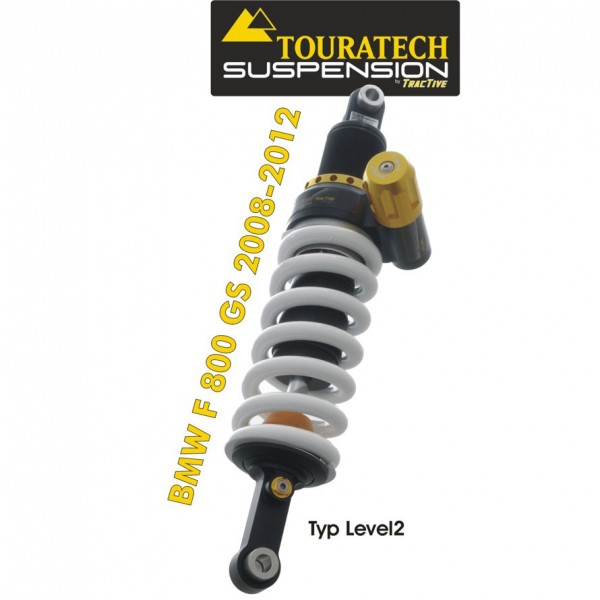Touratech Suspension shock absorber for BMW F800GS up to 2012 type Level2