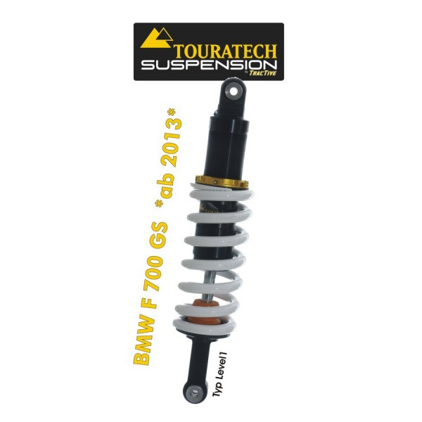 Touratech Suspension shock absorber for BMW F700GS from 2013 type Level1