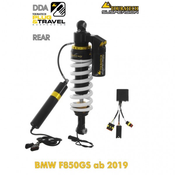Touratech Suspension “rear” shock absorber for BMW F850GS from 2018 DDA / Plug & Travel