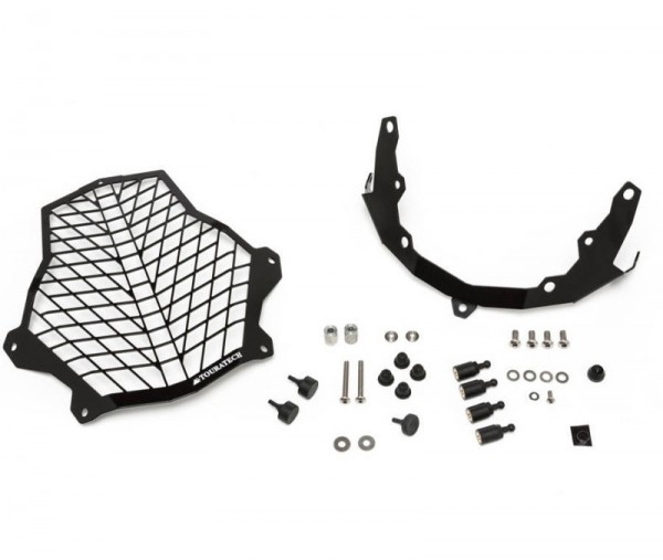 Touratech Stainless steel black headlight protector, black bracket, for KTM 1050/1090/1190/1290