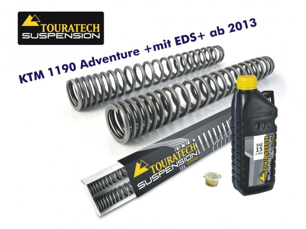 Touratech Progressive fork springs for KTM 1190 Adventure from 2013 +with EDS+