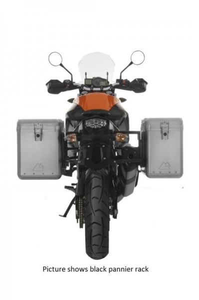 Touratech ZEGA Mundo Alu Panniers 38/45l S/S rack KTM 1050/1090 Adv/ 1290 Super Adv/ 1190 Adv/R