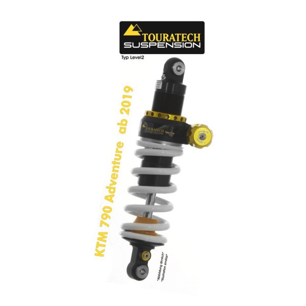 Touratech Suspension shock absorber for KTM 790/890 Adventure from 2019 type Level 2