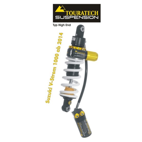 Touratech Suspension shock absorber for Suzuki V-Strom 1000 from 2014 Type High end