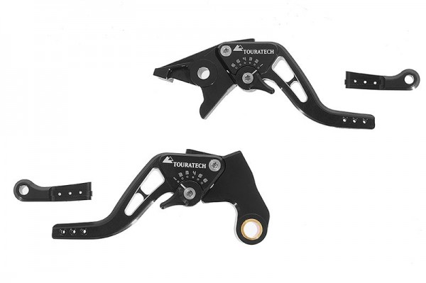 Touratech brake and clutch lever set, short and adjustable Honda CRF1000L Africa Twin/Adv Sports