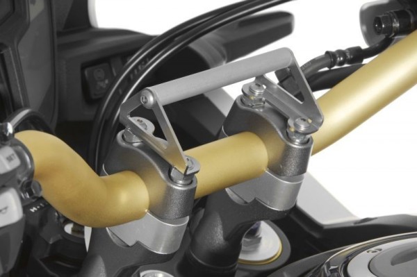 Touratech GPS handlebar bracket adapter w screws handlebar risers 20 mm Honda CRF1000L Africa Twin