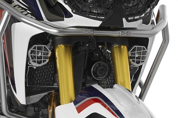 Touratech Set of LED auxiliary headlights fog right/full beam left for Honda Africa Twin/Adv Sports