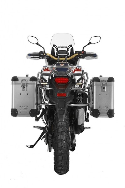 Touratech Zega Pro Pannier System Stainless Steel Africa Twin CRF1000L 31/38L 15-17