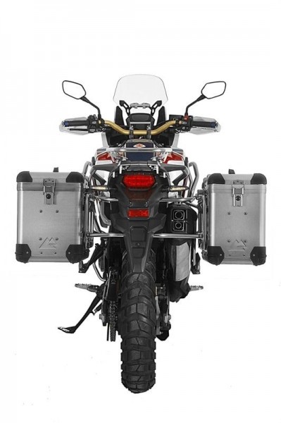 Touratech Zega Pro Pannier System Stainless Steel Africa Twin CRF1000L 38/45L 15-17