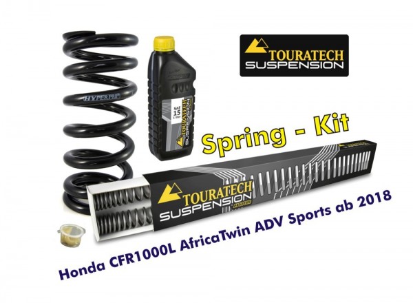 Touratech Progressive front & rear replacement springs Honda A/T Adv Sports