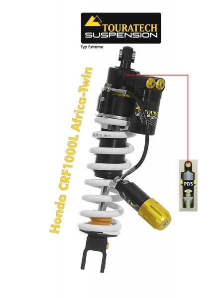 Touratech Suspension shock absorber for Honda CRF 1000L Africa-Twin from 2018 type Extreme