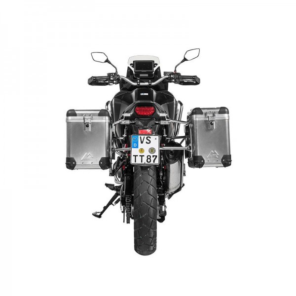 Touratech ZEGA Pro alu pannier sys 38/45 litres w S/S rack Honda CRF1100L A/T