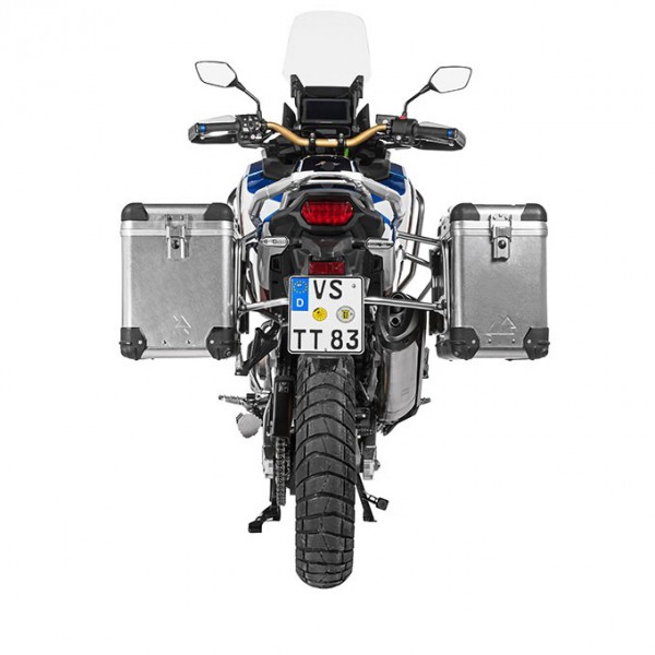 Touratech ZEGA Pro alu pannier sys 38/45 litres S/S rack Honda CRF1100L AT 2022-/ Adv Sports