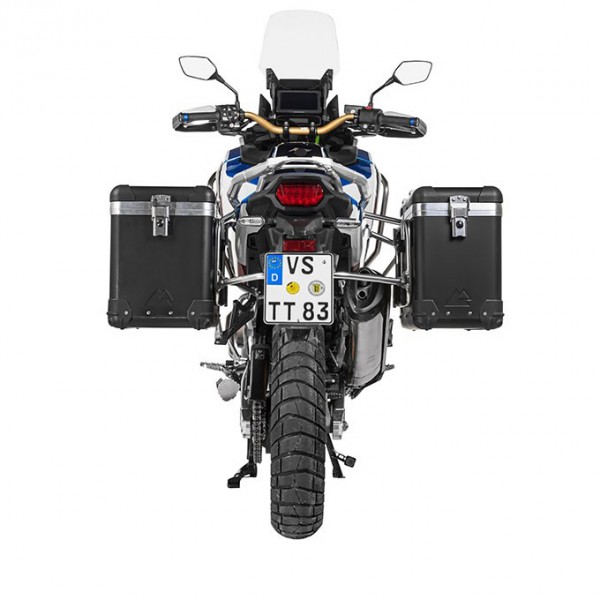 Touratech ZEGA Pro alu pannier sys And-Black 38/45L S/S rack Honda CRF1100L AT 2022-/Adv Sports