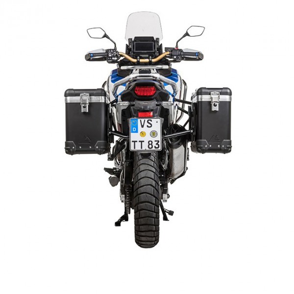 Touratech ZEGA Pro alu pannier sys And-Black 31/38L S/S rack black Honda CRF1100L AT2022-/Adv Sports