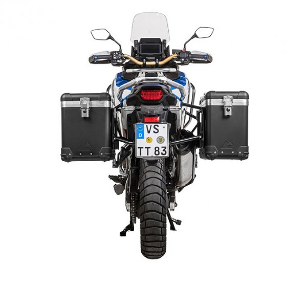 Touratech ZEGA Pro alu pannier sys And-Black 38/45L S/S rack black Honda CRF1100L AT2022-/Adv Sports