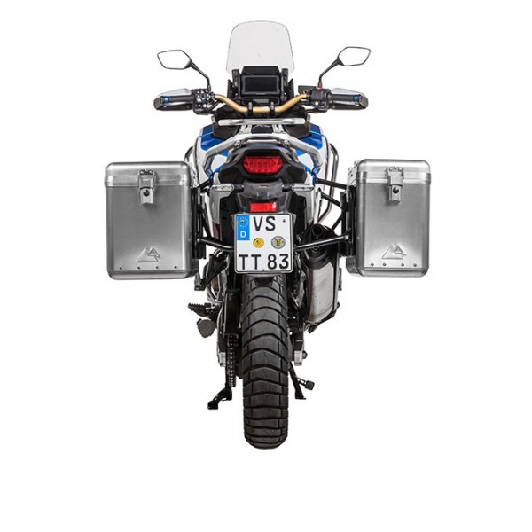 Touratech ZEGA Mundo alu pannier sys 38/45L SS rack blk Honda CRF1100L Africa Twin 2022-/Adv Sports