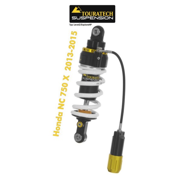 Touratech Suspension shock absorber for Honda NC750X 2013-2015 type Level2/ExploreHP