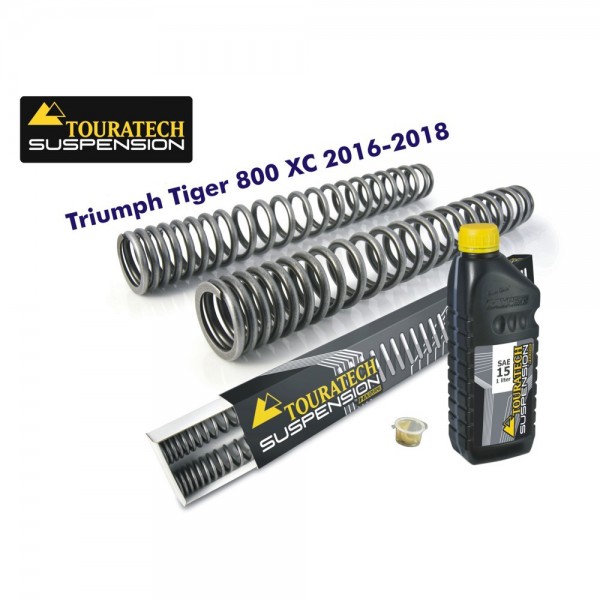 Touratech Progressive fork springs for Triumph Tiger 800 XC / XCx / XCa 2016-2018
