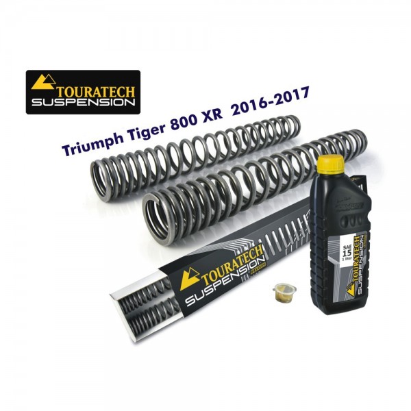 Touratech Progressive fork springs for Triumph Tiger 800 XR / XRt / XRx 2016-2017
