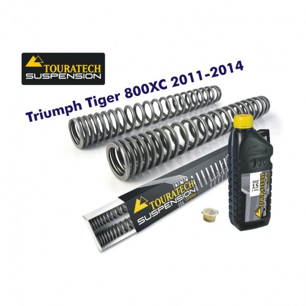 Touratech Progressive fork springs for Triumph Tiger 800XC 2011-2014