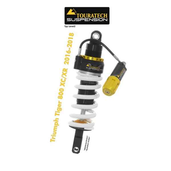 Touratech Suspension shock absorber for Triumph Tiger 800 XCx/XRx 2016-2018 type Level2