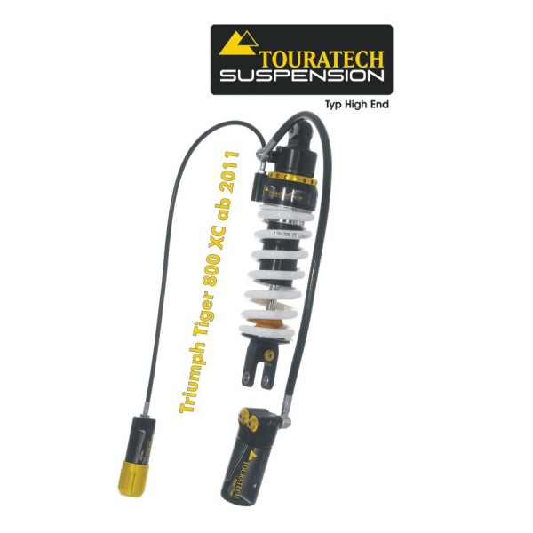 Touratech Suspension shock absorber for Triumph Tiger 800 XC (2011-2014) type HighEnd